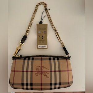 Burberry Hay Market Check Wristlet